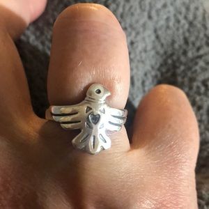 RETIRED - James Avery RAIN DOVE ring- sterling silver SZ 7